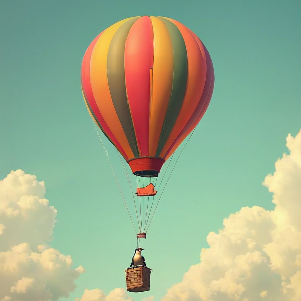 Bird top of balloon - Baseline