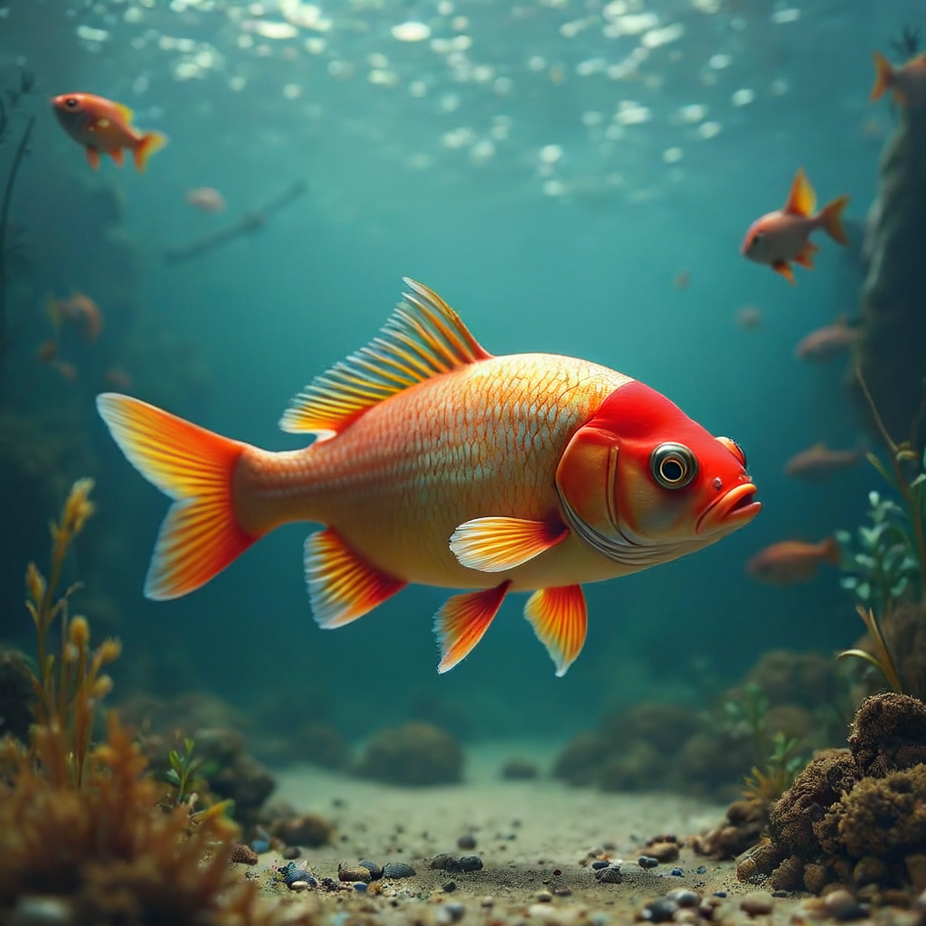 Fish near car - Baseline