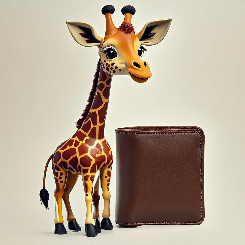 Giraffe right of wallet - Baseline