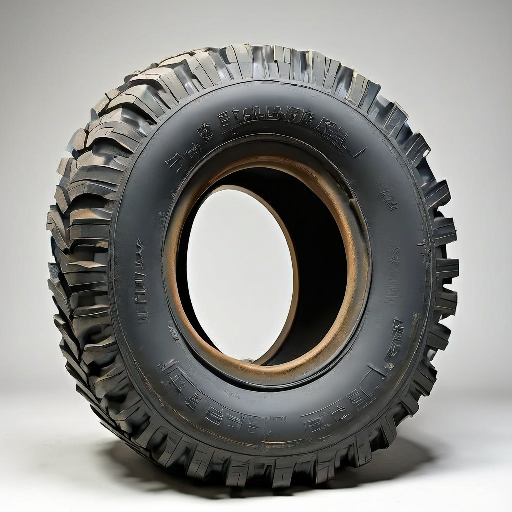 Rubber tire fabric pillow - Baseline