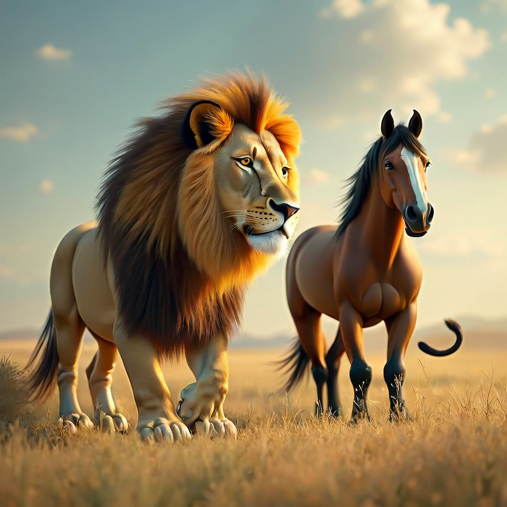 Small lion big horse - Baseline