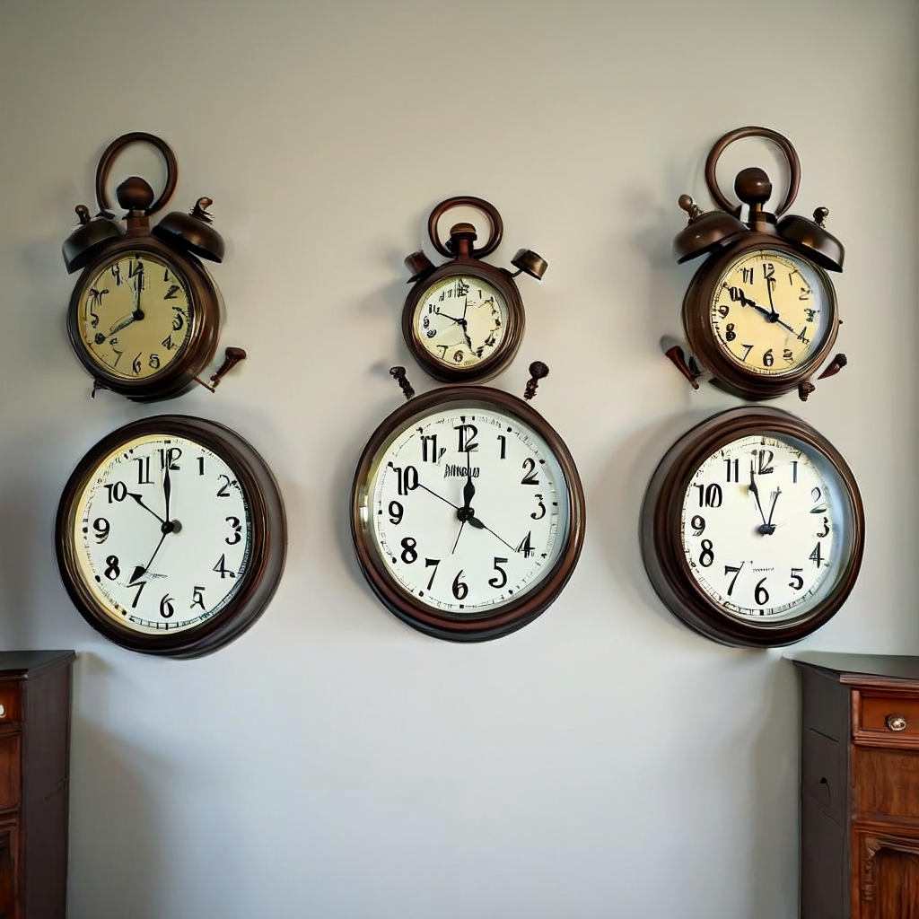 Three clocks - Baseline