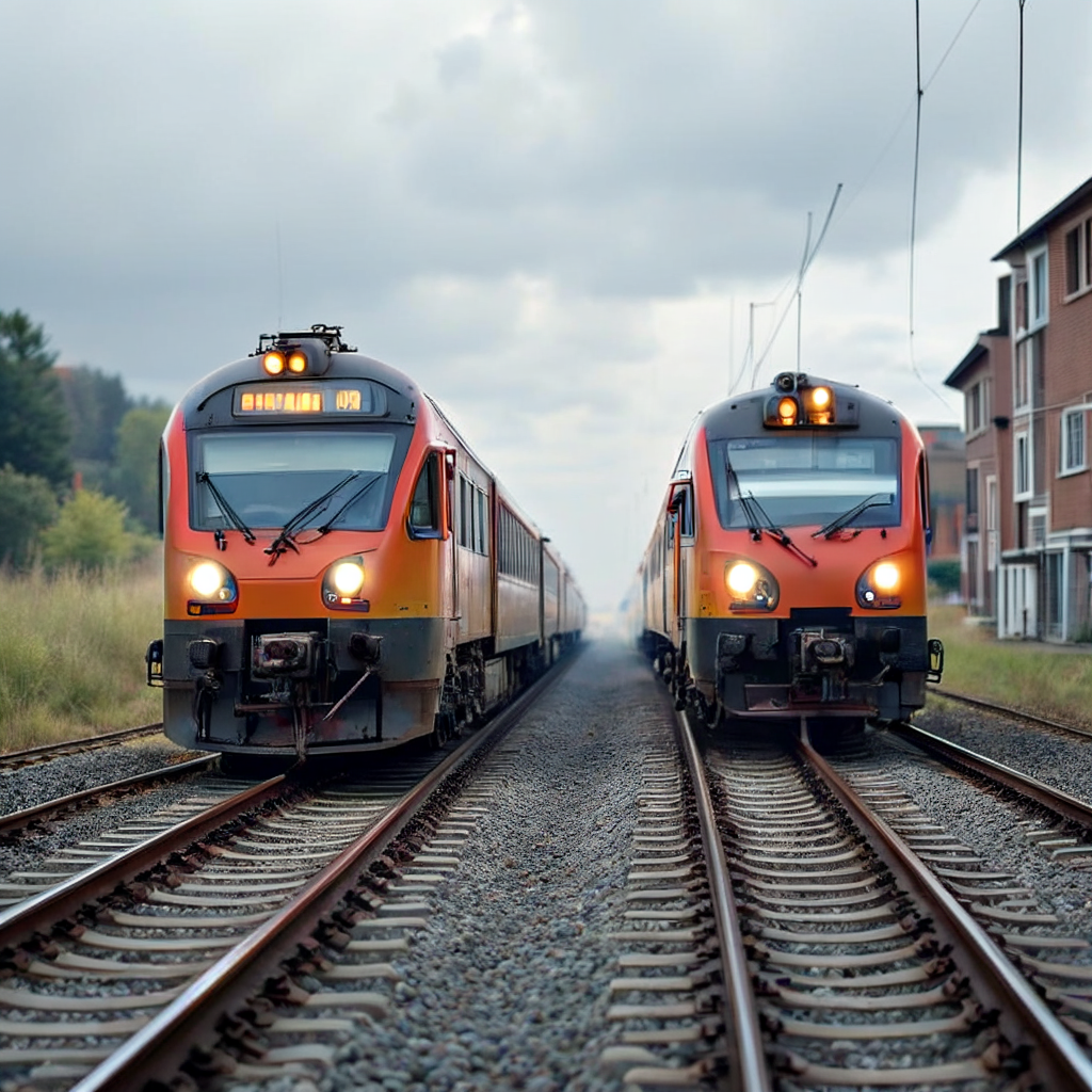 Two trains - Search-Guided
