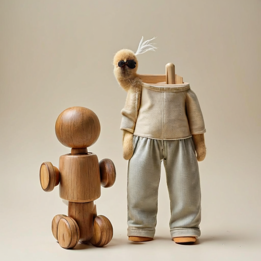 Wooden toy fabric pants - Baseline